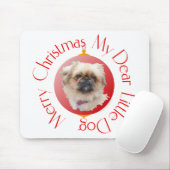 Frohe Weihnachten Pekingese Mousepad (Mit Mouse)