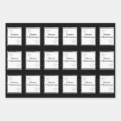 Frohe Weihnachten Pelican Wrapping Paper Sheets Geschenkpapier Set (Vorderseite)