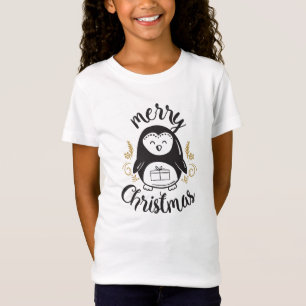 Frohe Weihnachten Penguin Geschenk Funny Kids T-Shirt