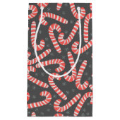 Frohe Weihnachten Peppermint Candy Canes Snowflake Kleine Geschenktüte (Vorderseite)