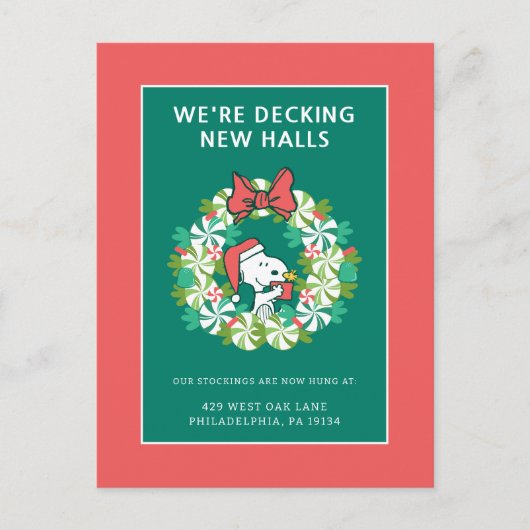 Frohe Weihnachten Peppermint Holiday Wreath (Vorderseite)