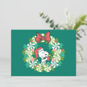 Frohe Weihnachten Peppermint Holiday Wreath (Stehend Vorderseite)