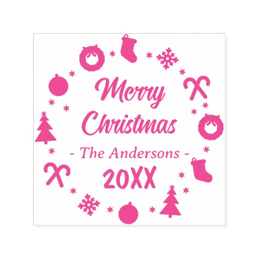 Frohe Weihnachten Permastempel (Design)