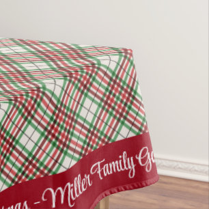 Frohe Weihnachten Personalisieren Familienname ode Tischdecke