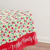 Frohe Weihnachten Personalisieren Familienname ode Tischdecke (Beispiel)