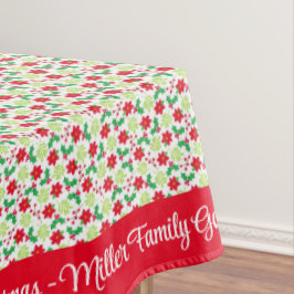 Frohe Weihnachten Personalisieren Familienname ode Tischdecke