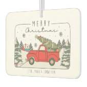 Frohe Weihnachten Personalisiert Car Air Freshener Autolufterfrischer (Links)