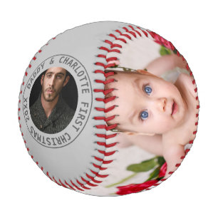 Frohe Weihnachten Personalisiert eines von einem F Baseball