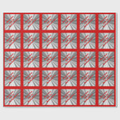 Frohe Weihnachten personalisiert Geschenkpapier (Flach)