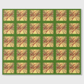 Frohe Weihnachten personalisiert Geschenkpapier (Flach)