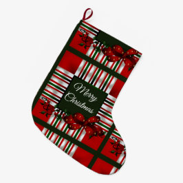 Frohe Weihnachten Personalisiert Großer Weihnachtsstrumpf