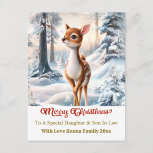 Frohe Weihnachten Personalisiert I Süßes Baby Reh