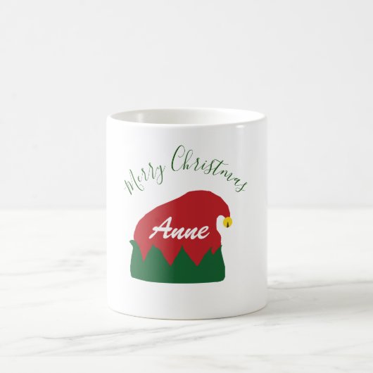Frohe Weihnachten Personalisiert Kaffeetasse (Mittel)