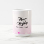 Frohe Weihnachten Personalisiert Kaffeetasse (Mittel)