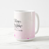 Frohe Weihnachten Personalisiert Kaffeetasse (VorderseiteRechts)