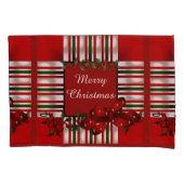 Frohe Weihnachten Personalisiert Kissenbezug (Vorderseite-Links)