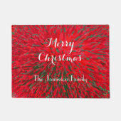 Frohe Weihnachten Personalisiert Name Door Mat Doo Fußmatte (Vorderseite)