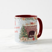 Frohe Weihnachten Personalisiert Tasse (VorderseiteRechts)