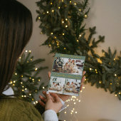 Frohe Weihnachten Personalisierte Familienfotokart