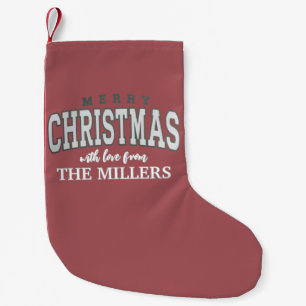 Frohe Weihnachten Personalisierte Familienparty 20 Kleiner Weihnachtsstrumpf
