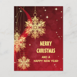"Frohe Weihnachten" Personalisierte Postkarte
