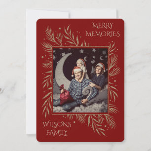 Frohe Weihnachten Personalisierte Weihnachtskarte Einladung