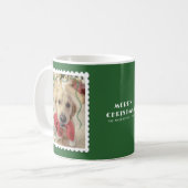 Frohe Weihnachten Personalisierten Begleiter Foto Kaffeetasse (Vorderseite Links)