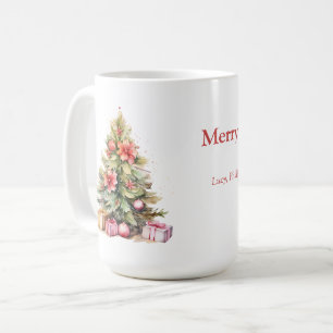 Frohe Weihnachten Personalisierten Text Weihnachts Kaffeetasse
