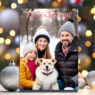 Frohe Weihnachten Personalisierter Urlaub im Fot