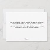 Frohe Weihnachten Personalisiertes Foto (Rückseite)