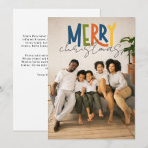Frohe Weihnachten Personalisiertes Foto