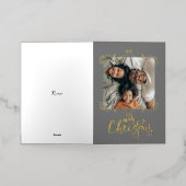 Frohe Weihnachten Personalisiertes Foto (Äußere Ablage)