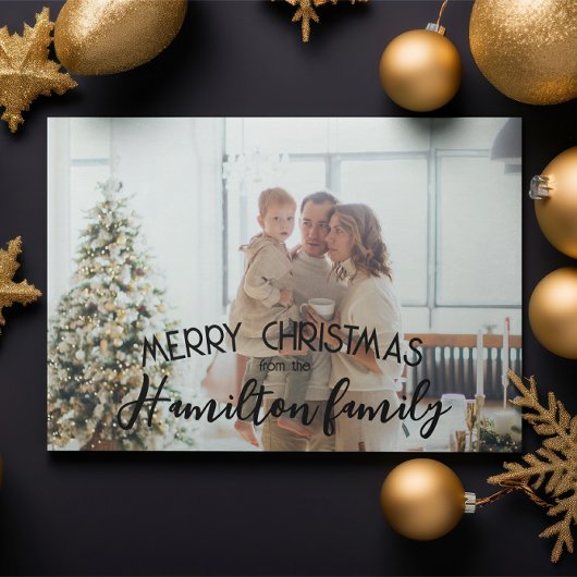 Frohe Weihnachten Personalisiertes Foto