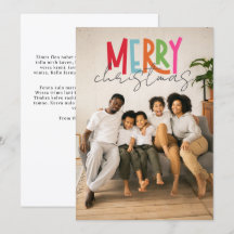 Frohe Weihnachten Personalisiertes Foto