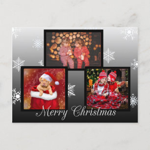 Frohe Weihnachten Personalisiertes Foto Postkarte