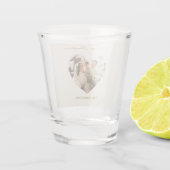 Frohe Weihnachten Personalisiertes Foto Shot Glass Schnapsglas (Rückseite)