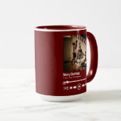Frohe Weihnachten Personalisiertes Foto Tasse (VorderseiteRechts)