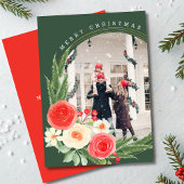 Frohe Weihnachten Personalisiertes Foto Winter Flo