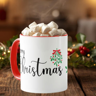 Frohe Weihnachten persönlicher Name Tasse