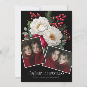 Frohe Weihnachten Pfingstrose Florale Feiertage 2