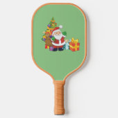 Frohe Weihnachten Pickleball Schläger (Vorderseite)