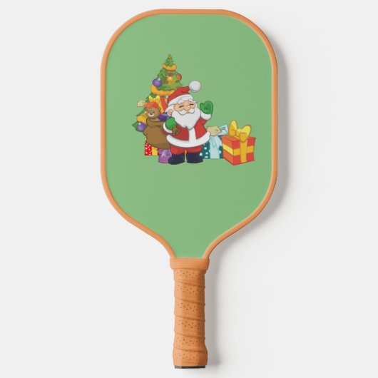 Frohe Weihnachten Pickleball Schläger (Vorderseite)