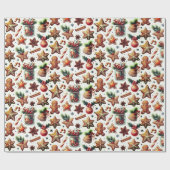 Frohe Weihnachten Piernokwe-Feiertage Geschenkpapier (Flach)