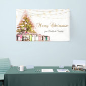 Frohe Weihnachten, Pine Tree Presents, String Ligh Banner (Messeveranstaltung)