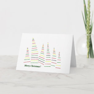 Frohe Weihnachten. Pinienbäume. Tarnfarben. Feiert Feiertagskarte