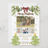 Frohe Weihnachten Piniennadel (Vorderseite)