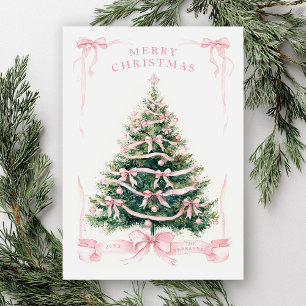 Frohe Weihnachten Pink Green