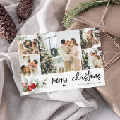 Frohe Weihnachten Pinselschrift Red Berry Holiday