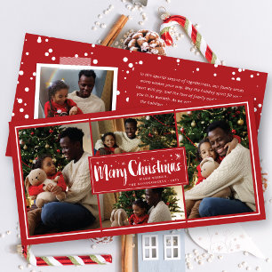 Frohe Weihnachten Pinselstriche 4 FotoCollage