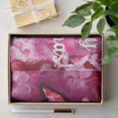 Frohe Weihnachten Pixie Whimsical Floral Decoupage Seidenpapier (Geschenk)